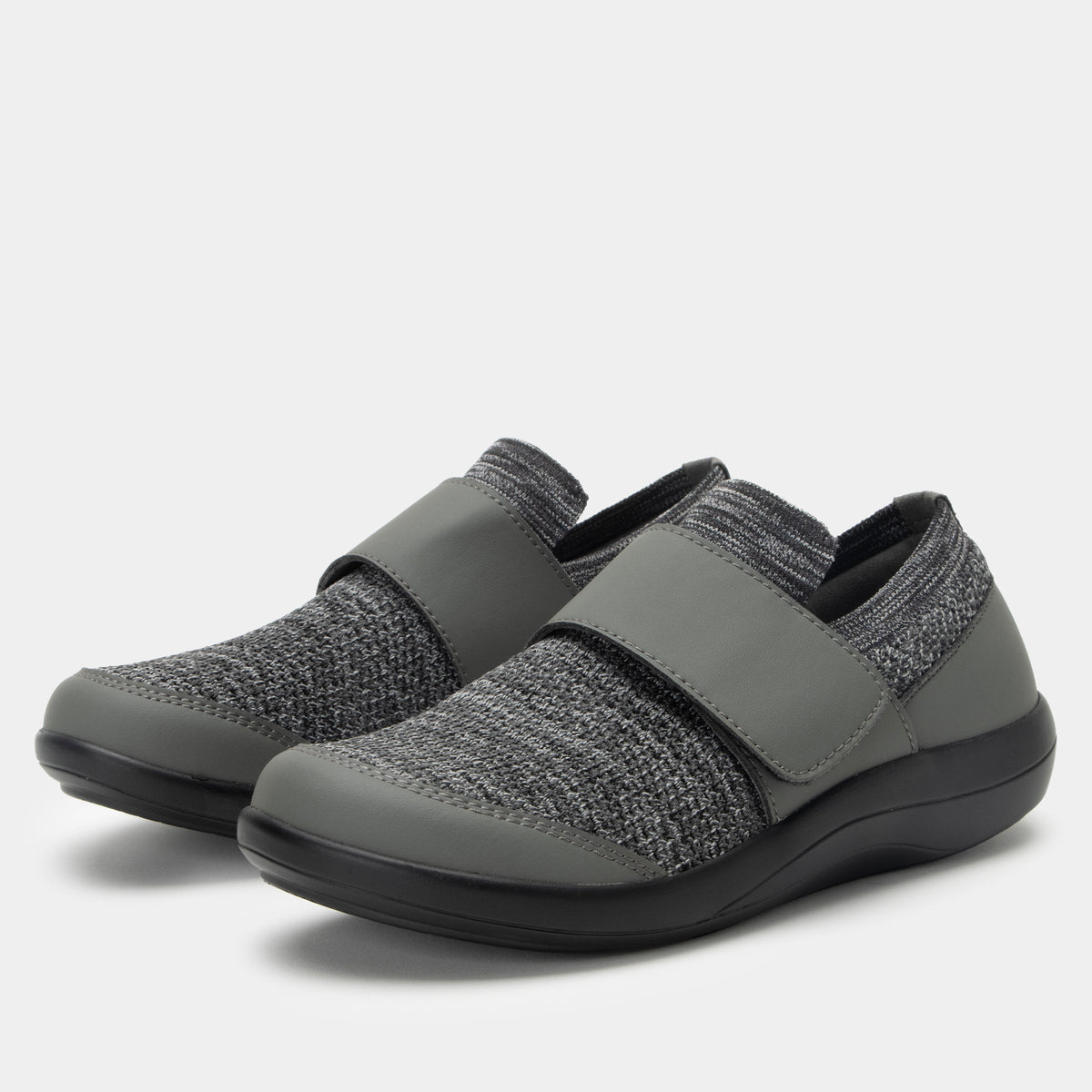 Dasher Charcoal Shoe - Alegria Shoes