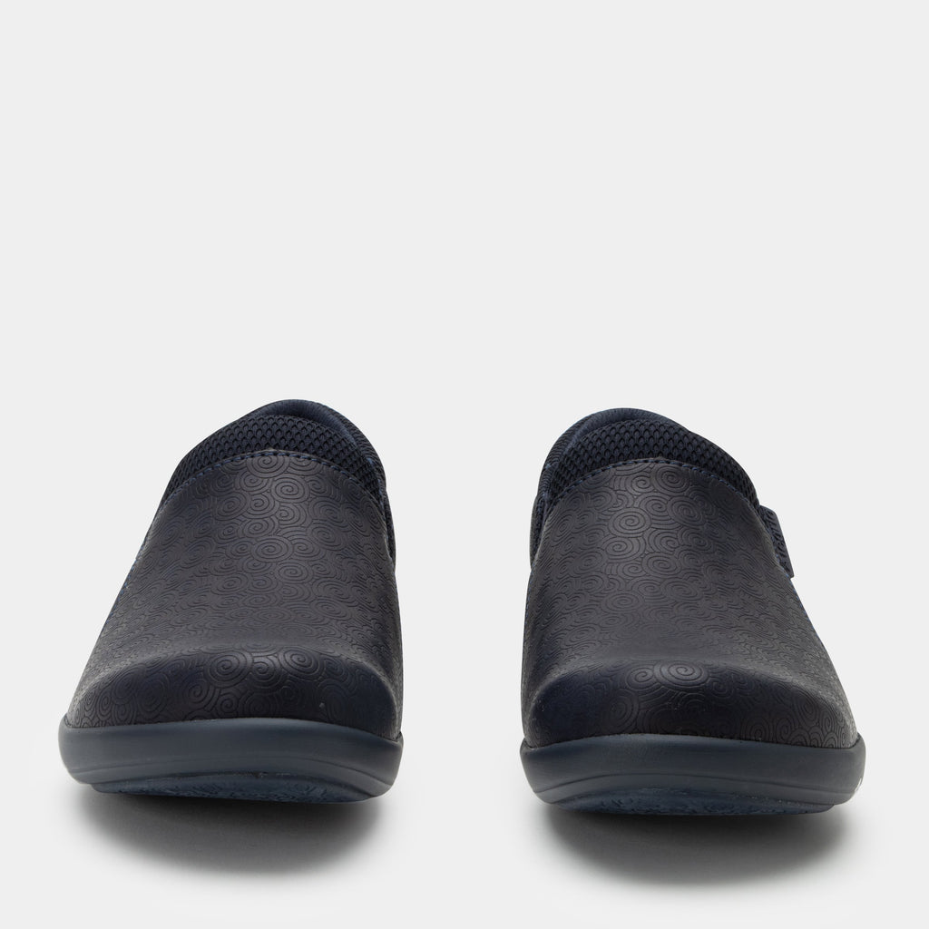 Duette Swirl Wind Navy sport rocker shoe on a lightweight responsive polyurethane outsole. DUE-6312_S5