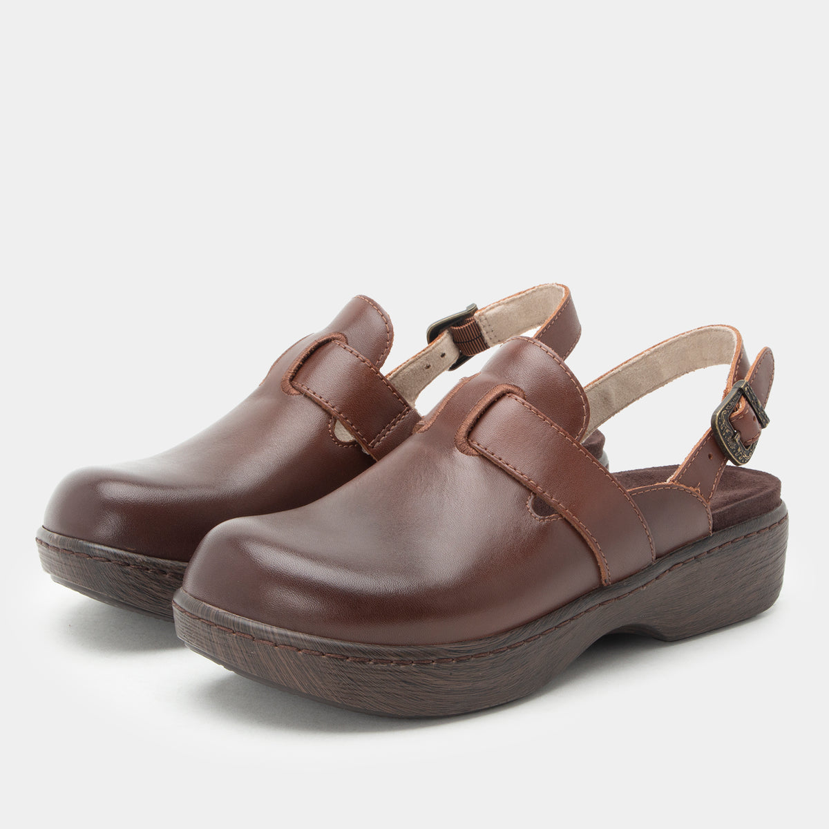 Olanna Chestnut Shoe - Alegria Shoes