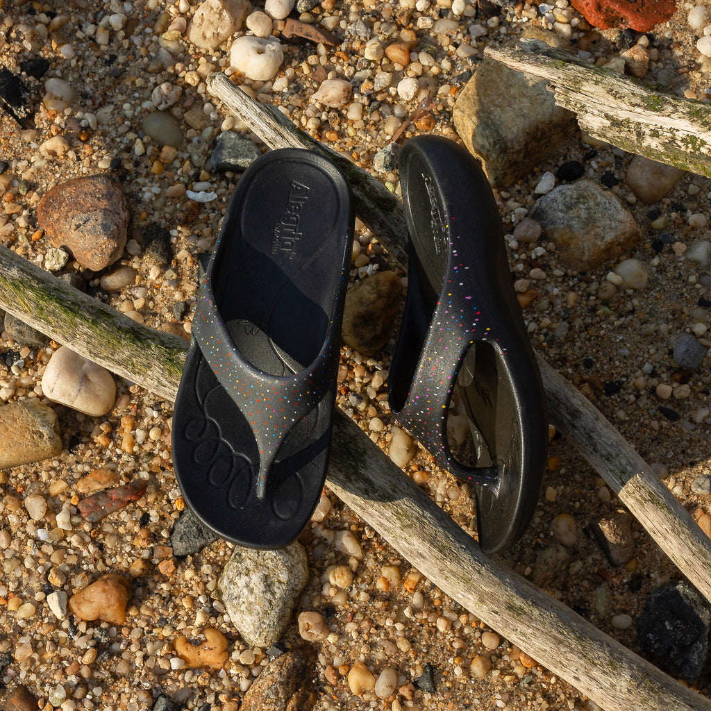 Ode Sprinkles EVA flip-flop sandal on recovery rocker outsole - ODE-763_S1X