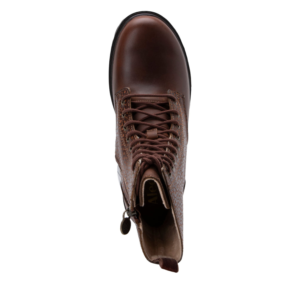 Ari Cinnamon Girl leather boot on our Luxe Lug outsole - ARI-7614_S4