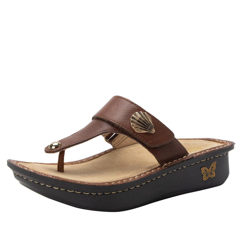 Carina Clay flip-flop style sandal on the Classic rocker outsole - CAR-7407_S1