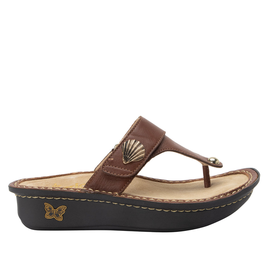 Carina Clay flip-flop style sandal on the Classic rocker outsole - CAR-7407_S3