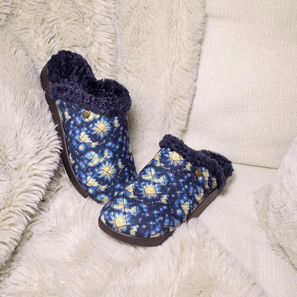 Comfee Lullaby backless slipper lined with warm sherpa with cozy comfort outsole  - COM-7710_S2