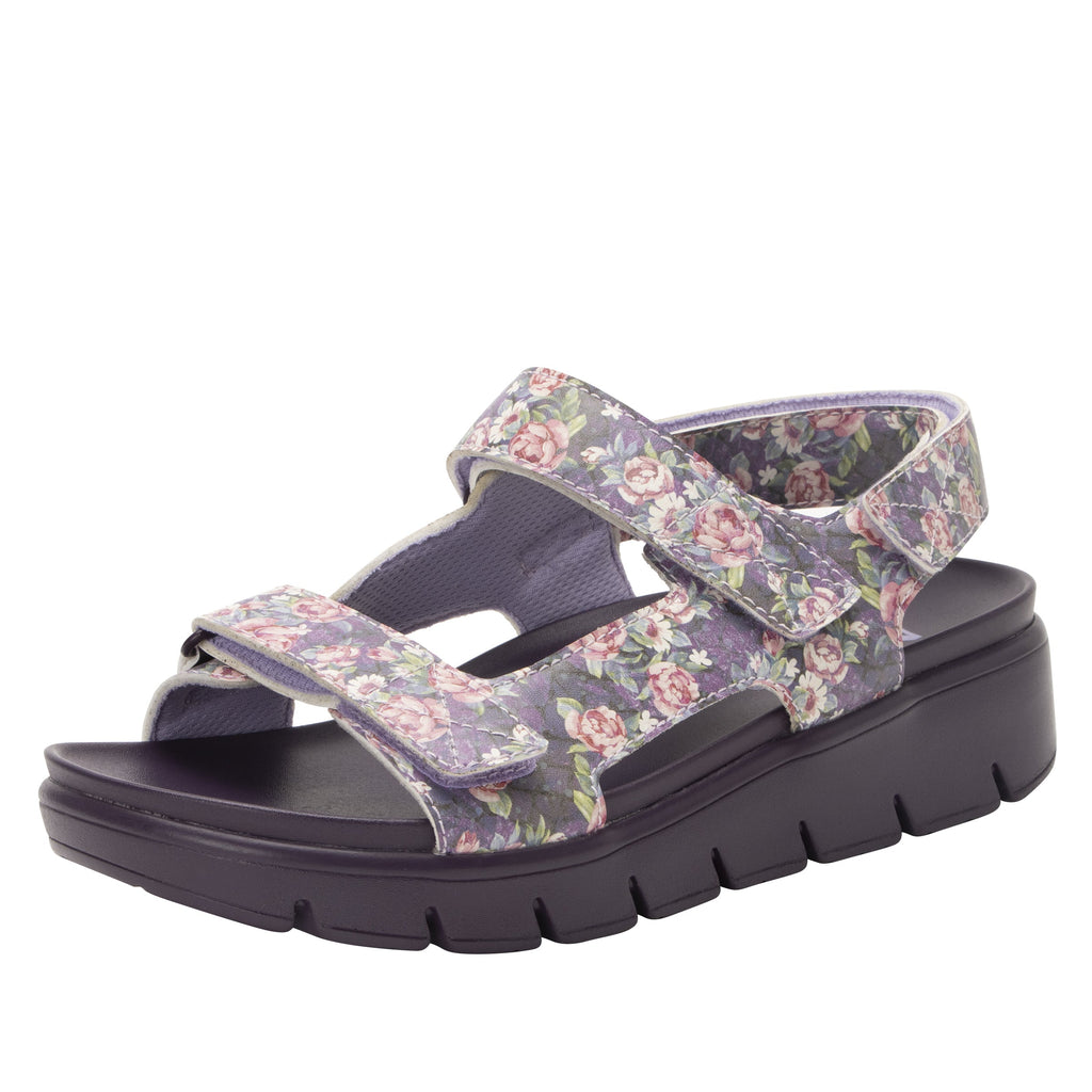 Henlee Garden Chic strappy sandal on a heritage outsole- HLE-7436_S1