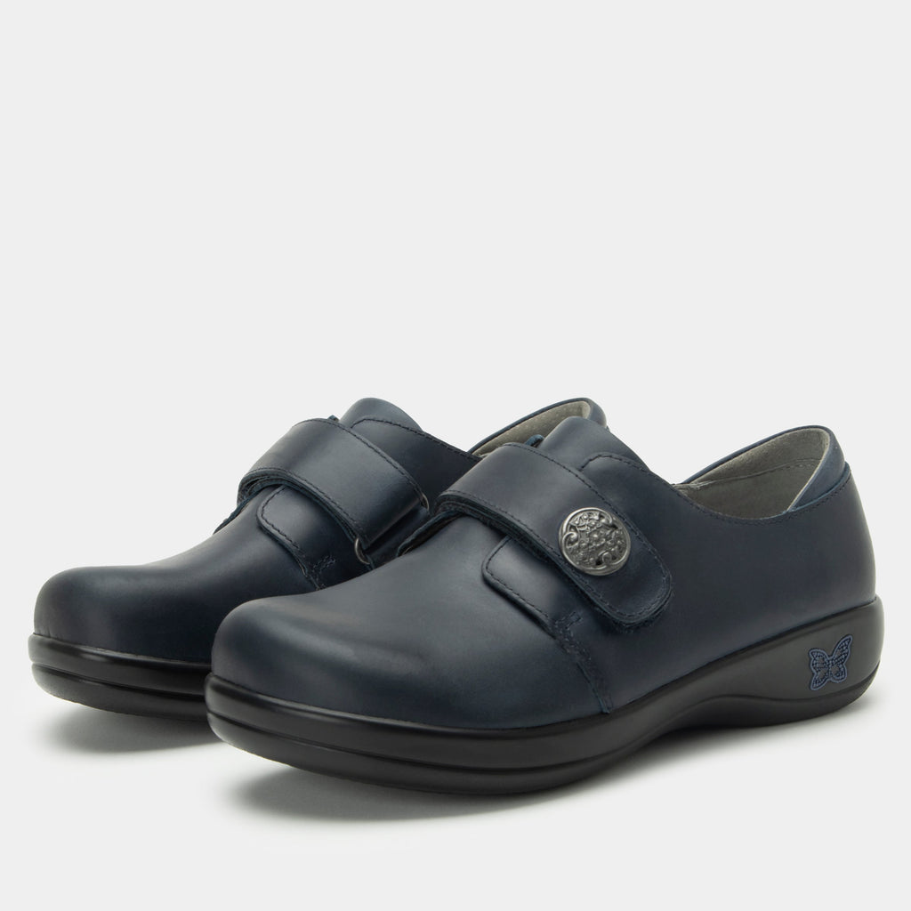 Joleen Oiled Navy Professional Shoe | Alegria Shoes