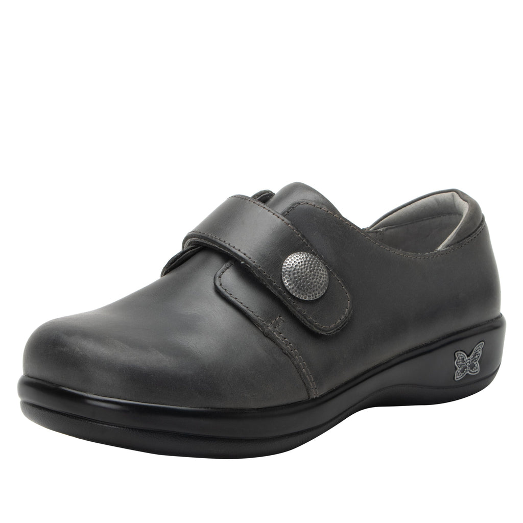 Joleen Oiled Ash Professional Shoe with adjustable strap closure on the career casual outsole - JOL-7413_S1