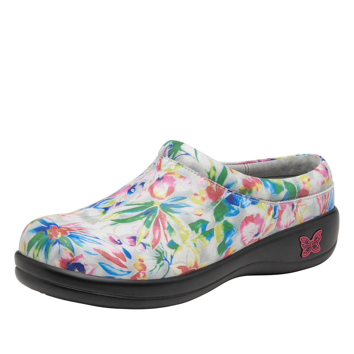 Floral nursing online clogs