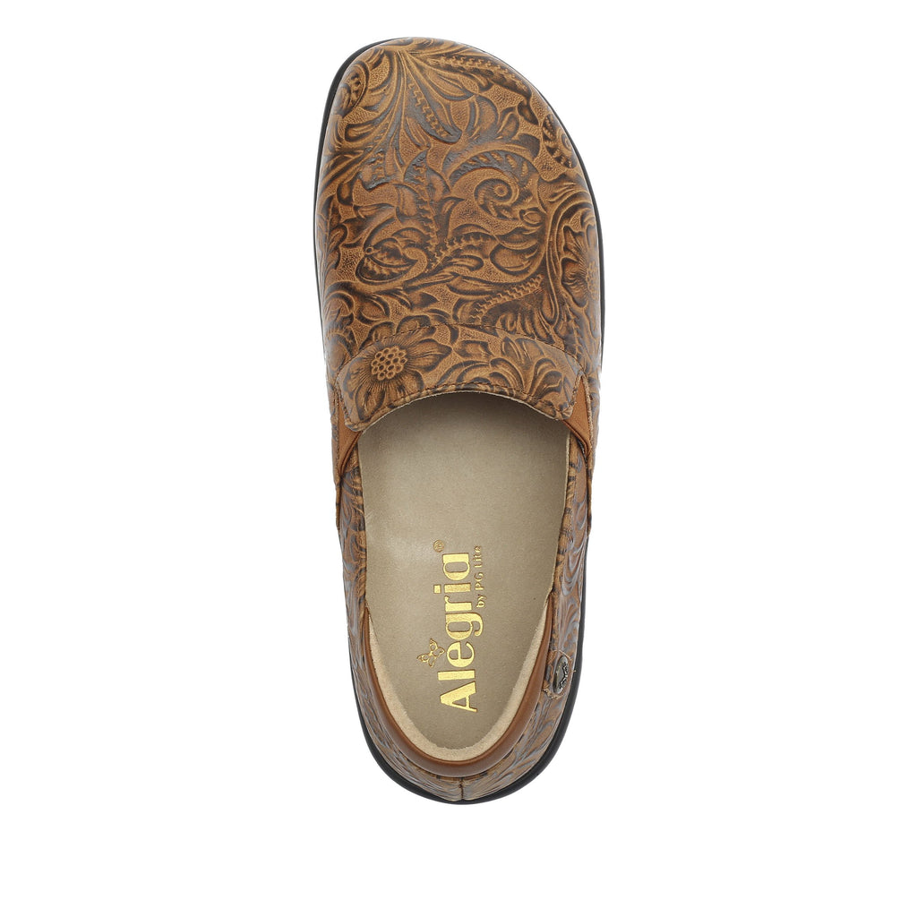 Keli Embossible Tawny slip on style shoe with career casual outsole - KEL-7606_S5