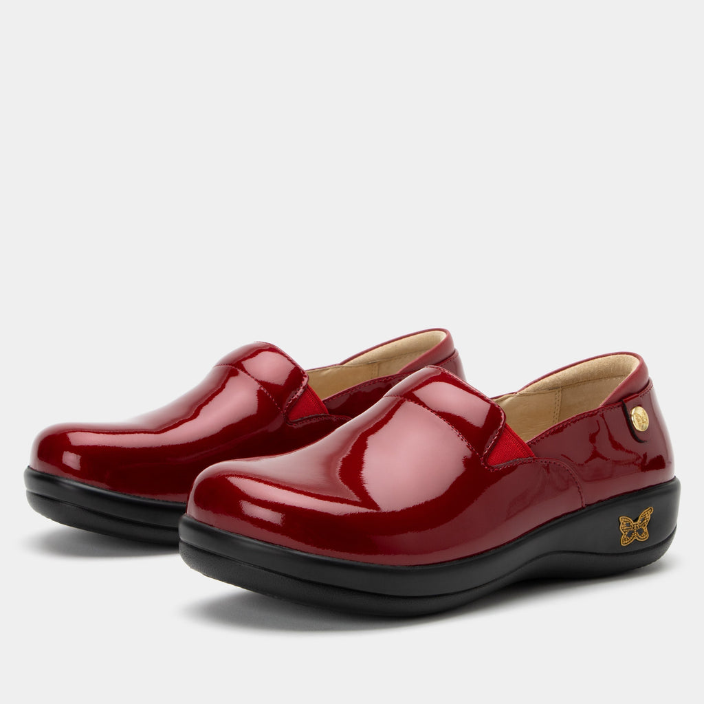 Keli Cherry Bomb Patent Professional Shoe | Alegria Shoes