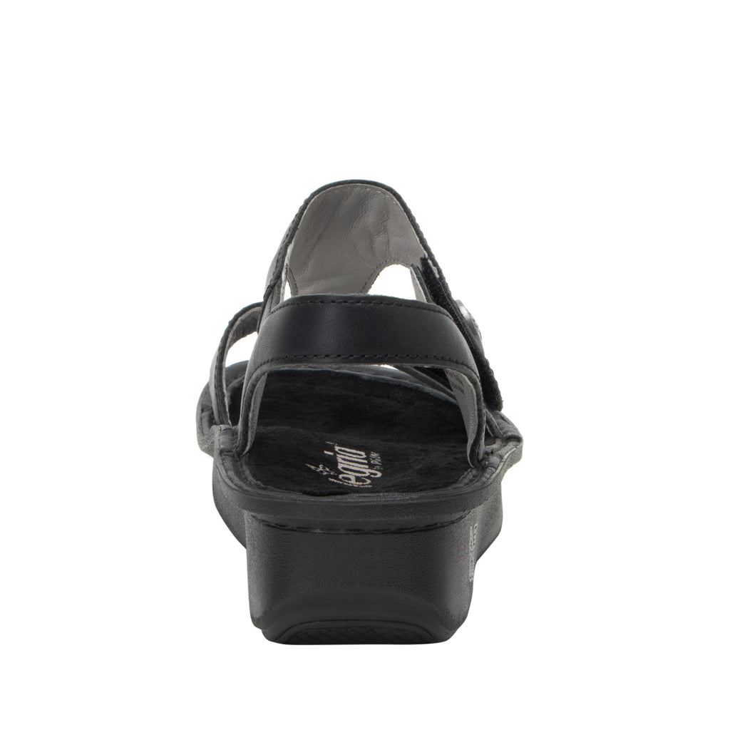 Kerri Coal t-strap sandal on classic rocker outsole - KER-7406_S4