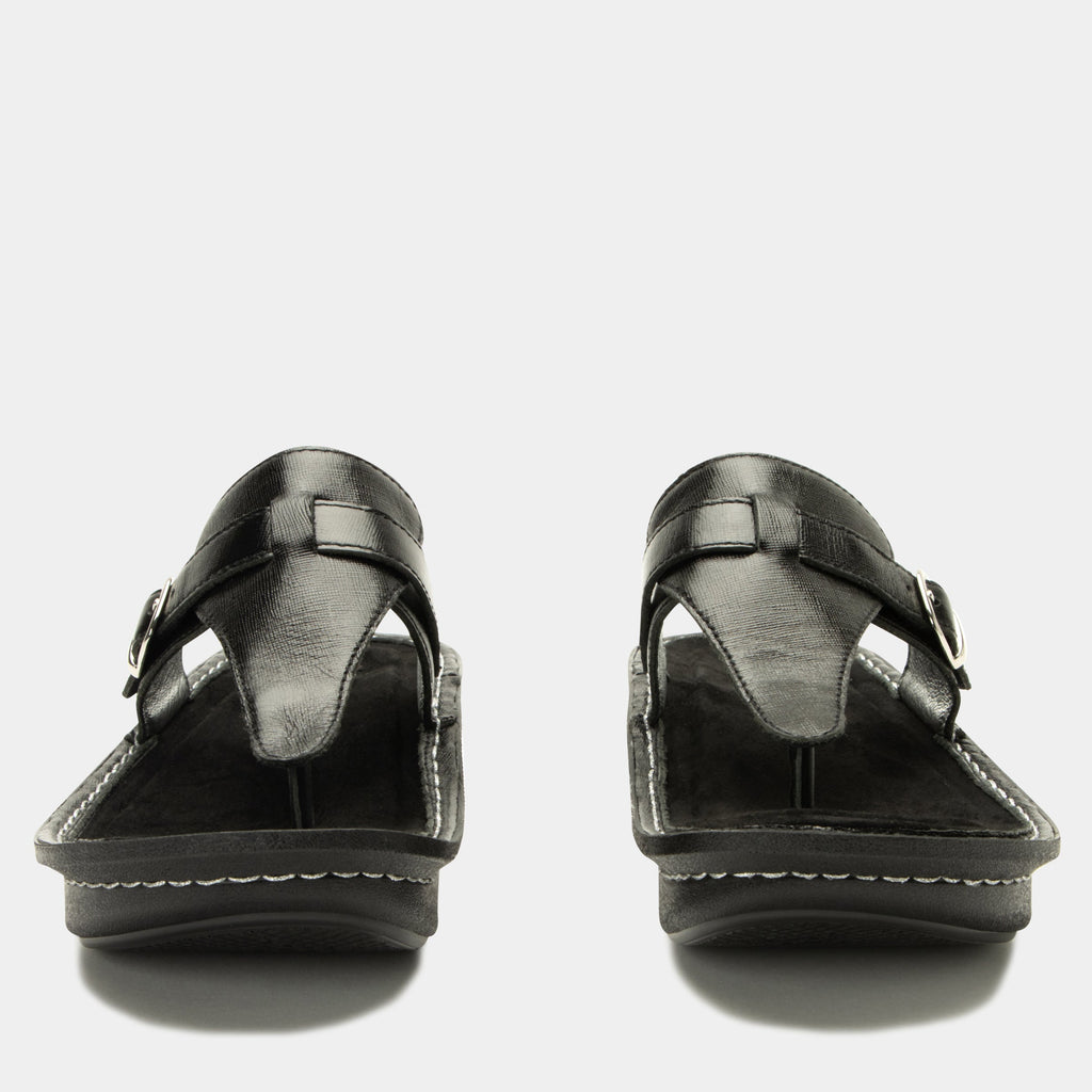 Kennedi Twinkle Black Sandal | Alegria Shoes