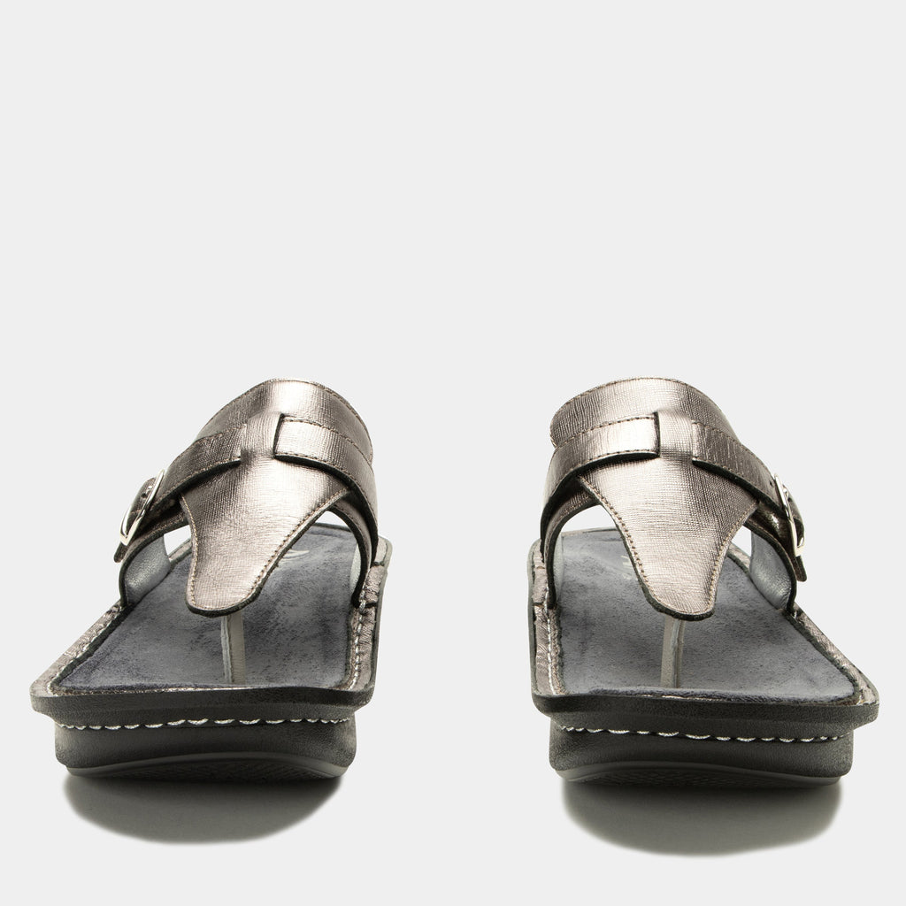 Kennedi Twinkle Pewter Sandal | Alegria Shoes