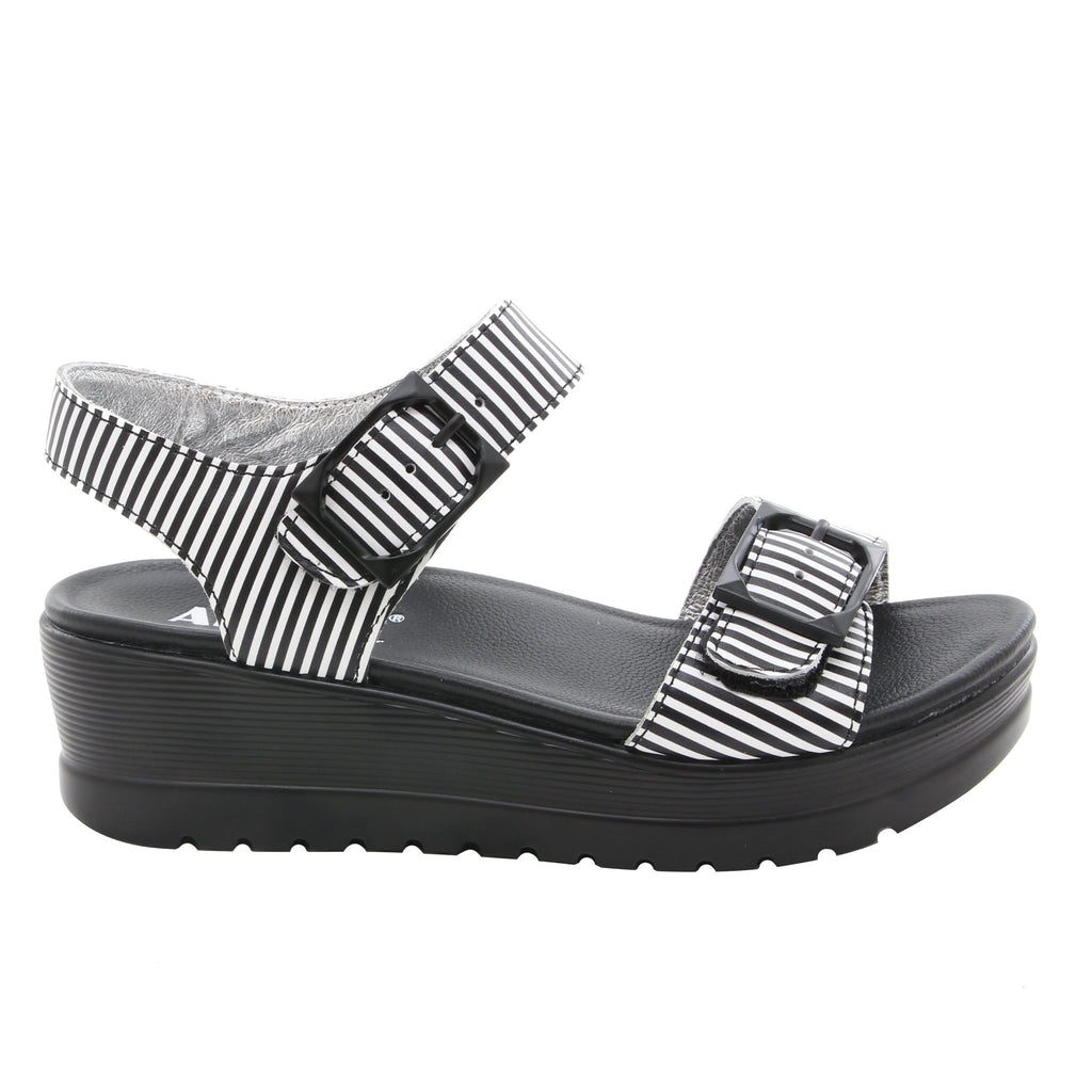 Morgyn Stripes flatform wedge sandal, with exposed leather footbed - MOR-879_S2 (1943692869686)