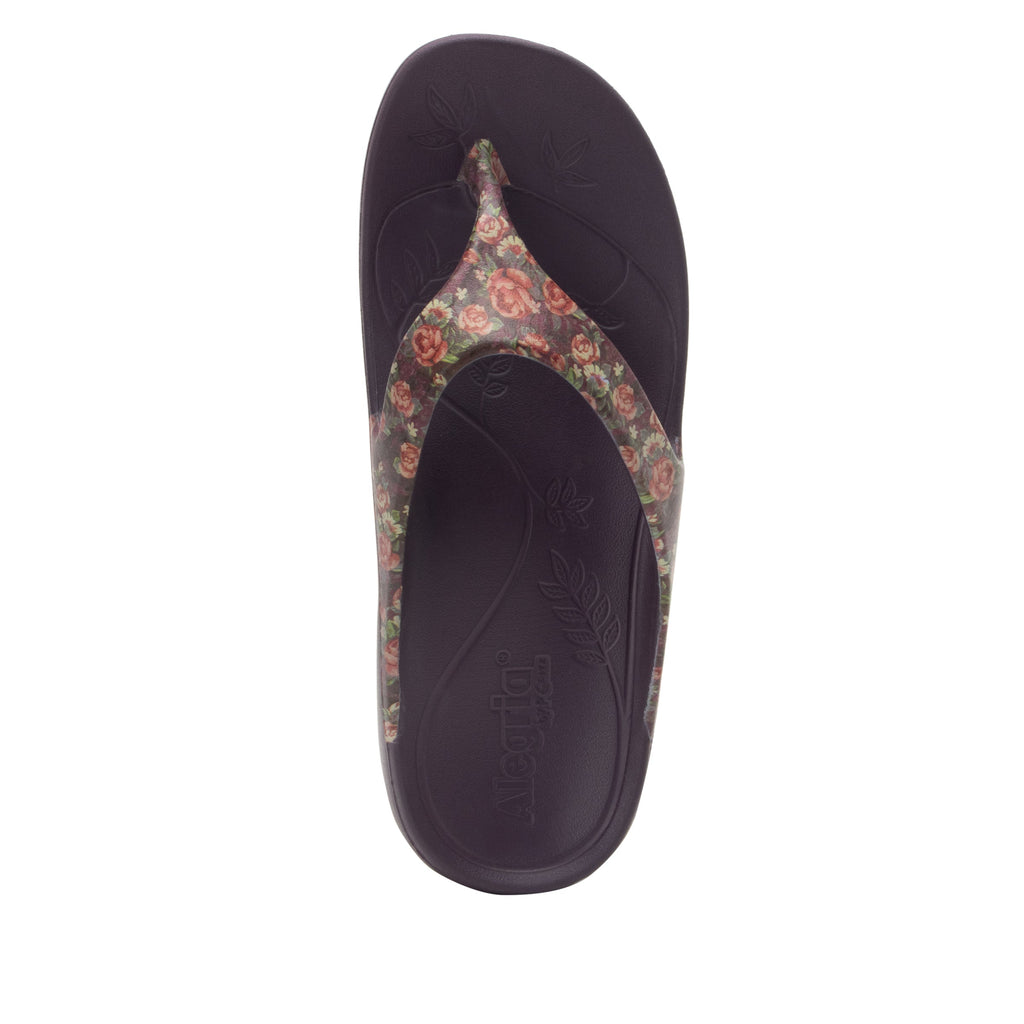 Ode Garden Chic EVA flip-flop sandal on recovery rocker outsole - ODE-7423_S5