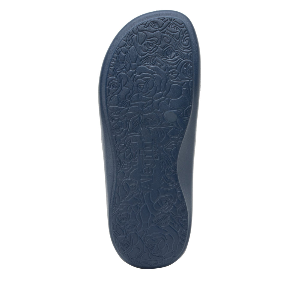 Ode Navy Gloss EVA flip-flop sandal on recovery rocker outsole - ODE-7448_S6