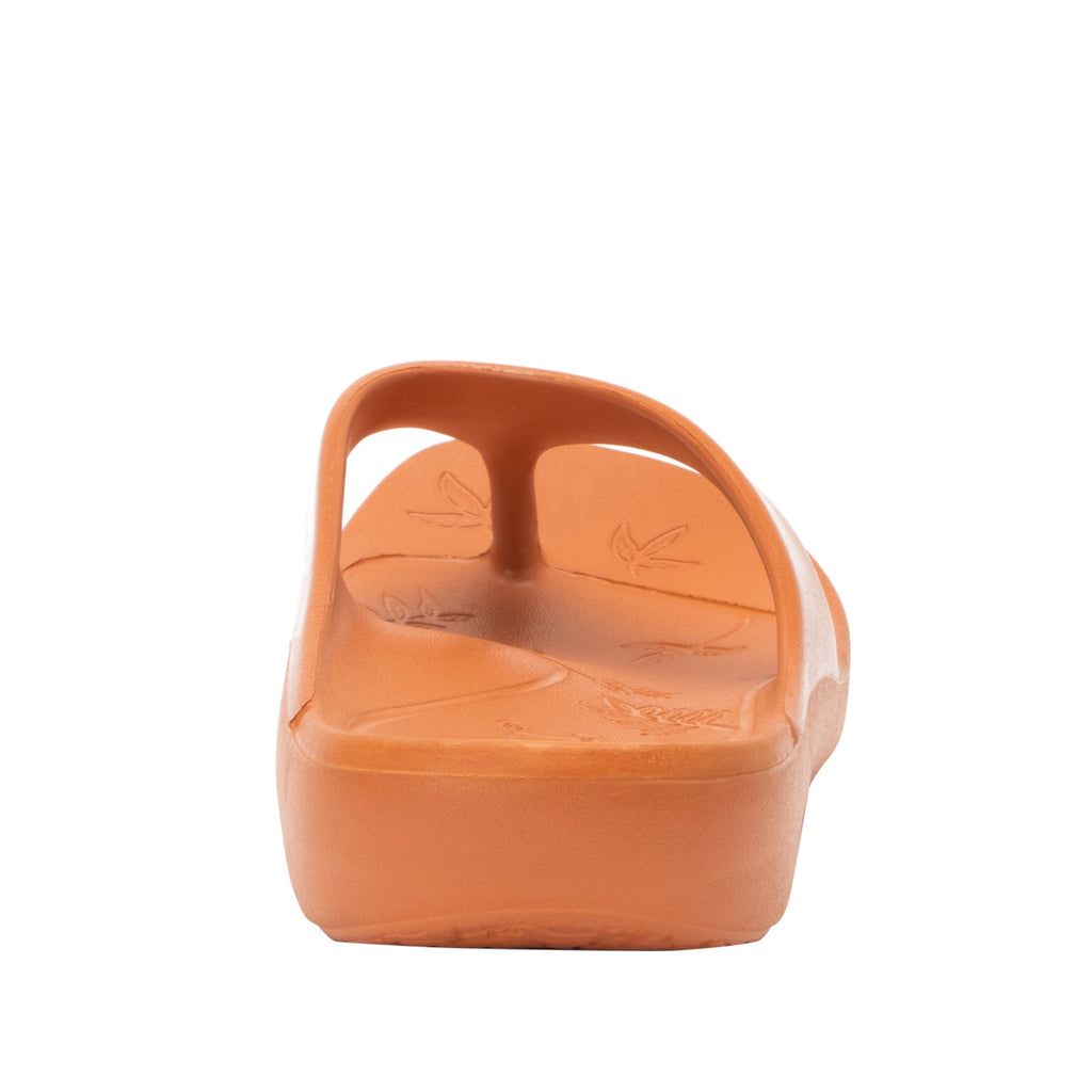 Ode Tangerine Gloss EVA flip-flop sandal on recovery rocker outsole - ODE-7452_S4