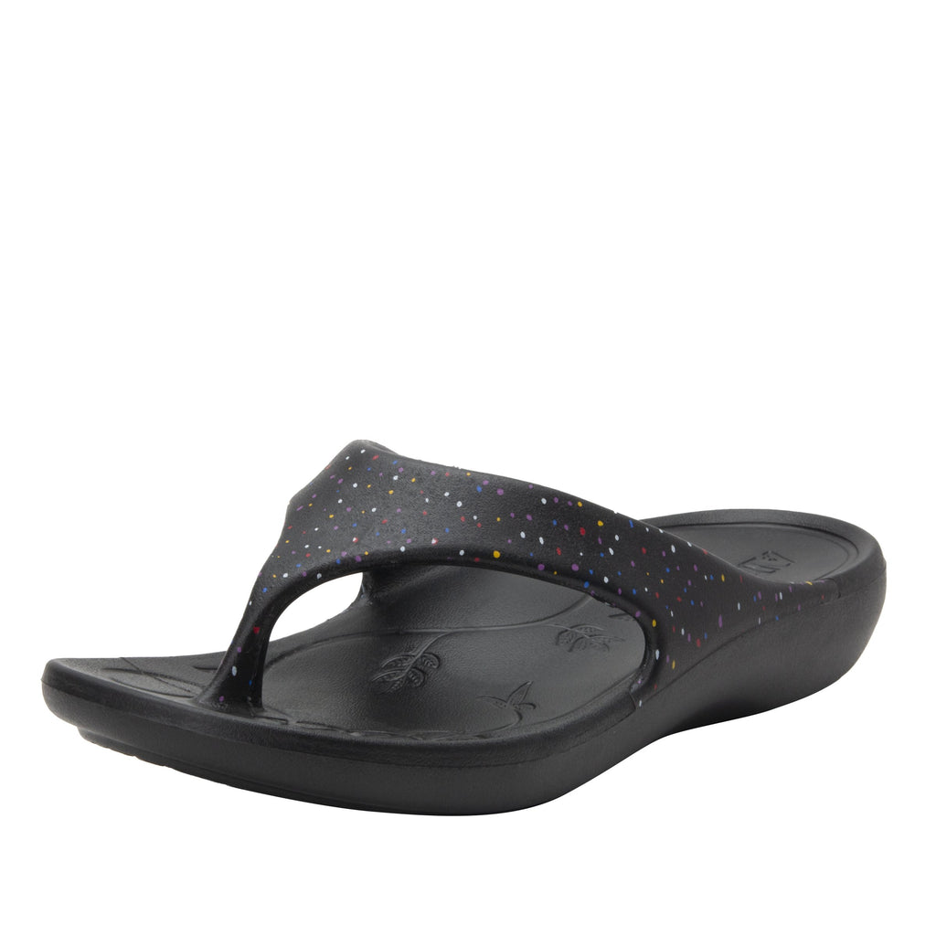 Ode Sprinkles EVA flip-flop sandal on recovery rocker outsole - ODE-763_S1