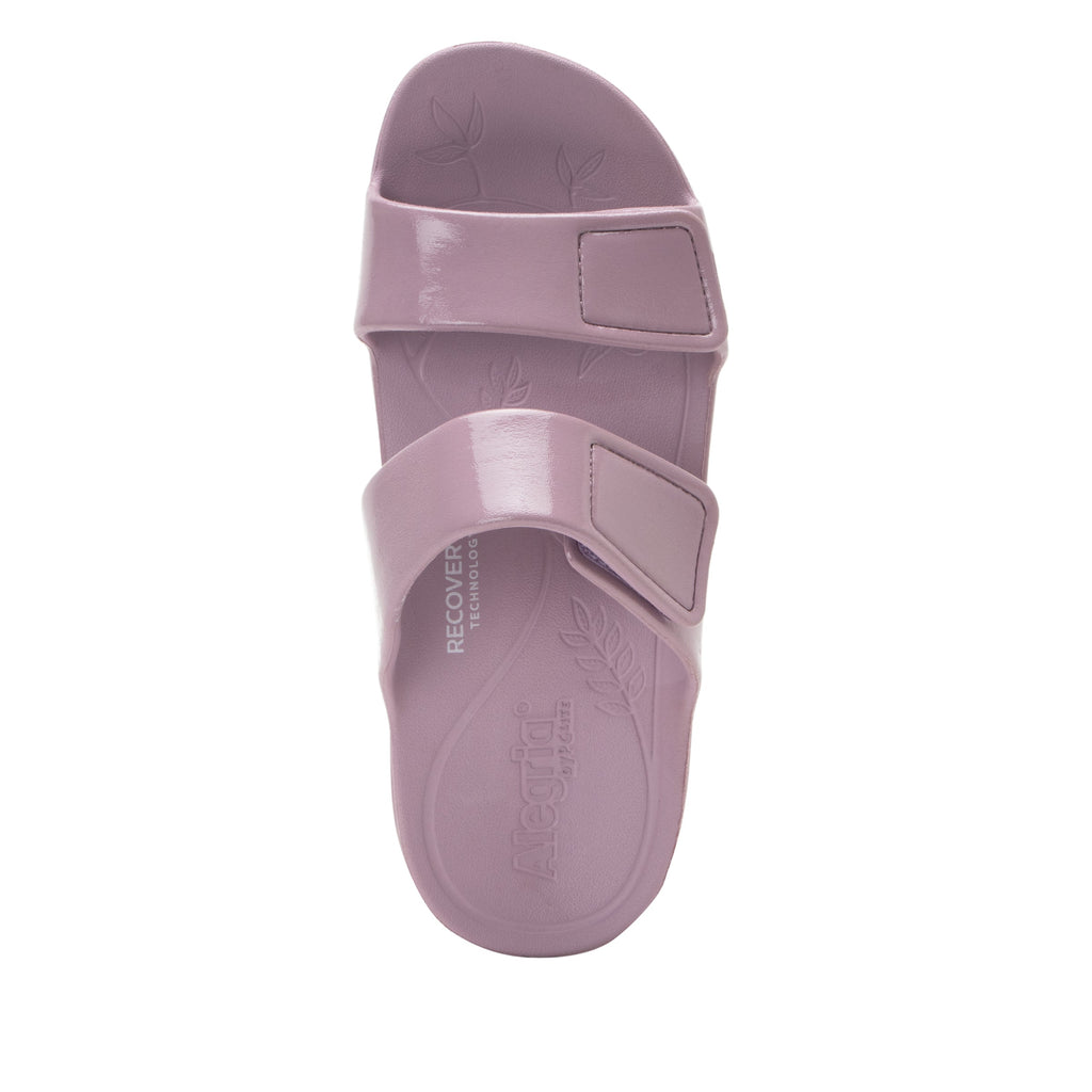 Orbyt Lilac Gloss EVA slide sandal on recovery rocker outsole - ORB-7437_S4
