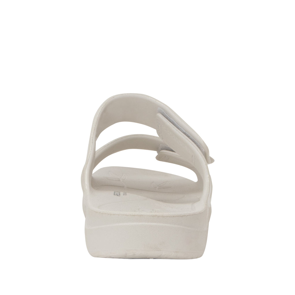 Orbyt White Gloss EVA slide sandal on recovery rocker outsole - ORB-7439_S3