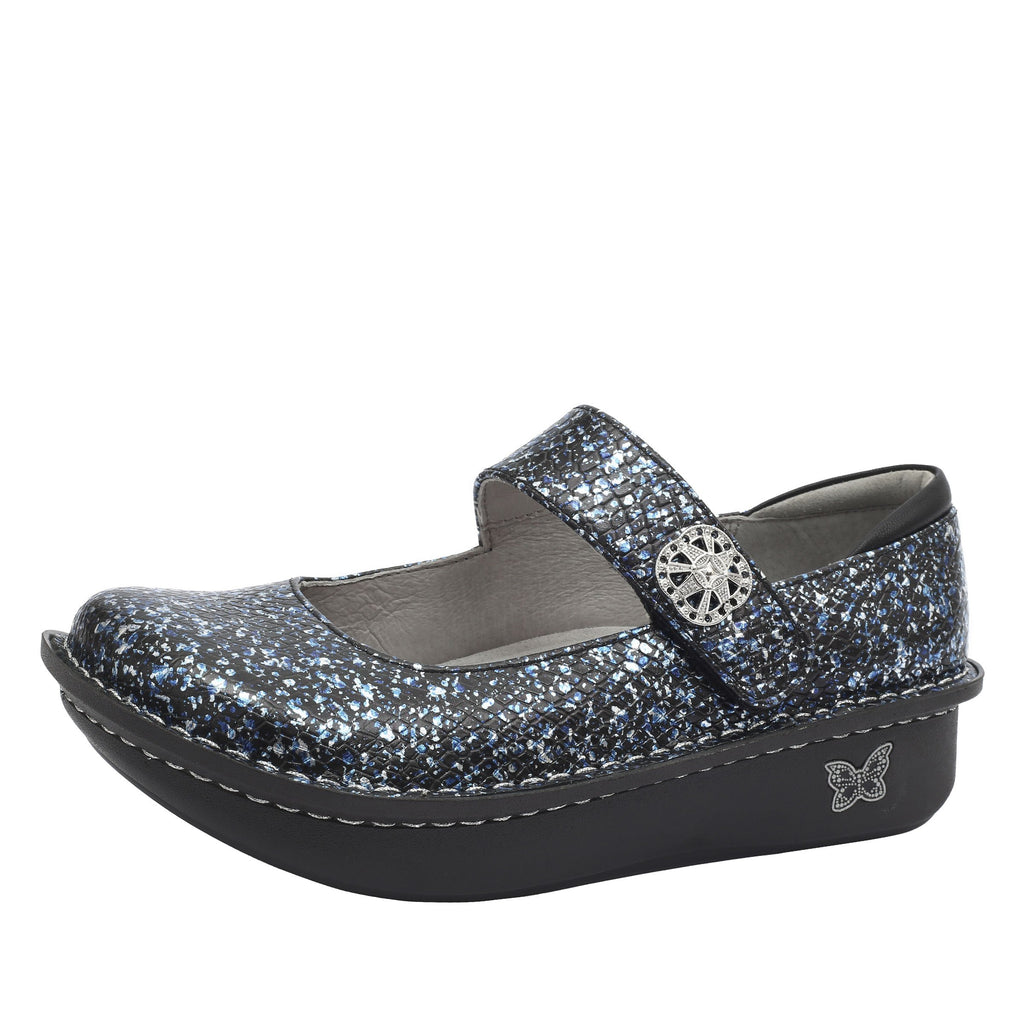 Paloma Blue Racer Mary Janes with Classic Rocker Outsole - PAL-7608_S1