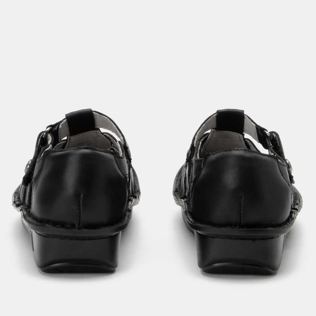 Pesca Black Butter Sandal | Alegria Shoes