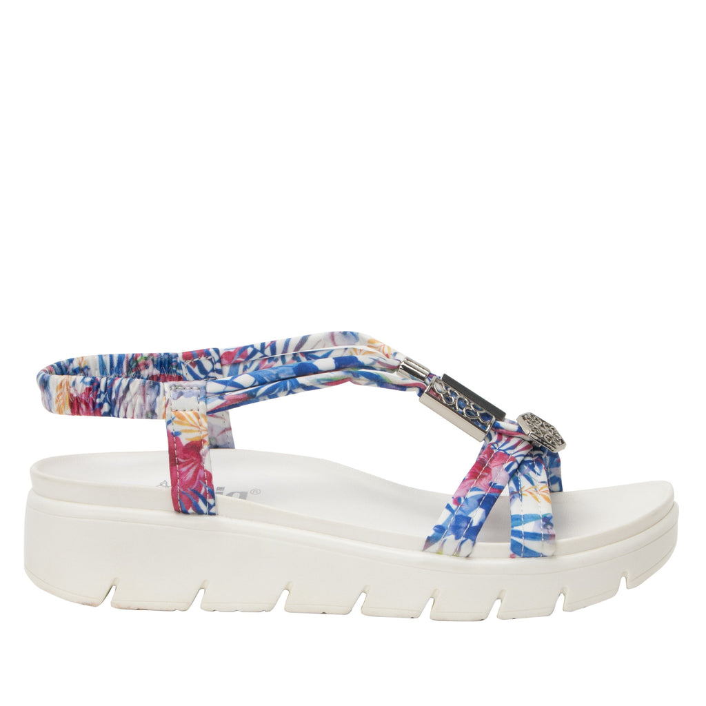 Roz Tropic t-strap sandal with vegan uppers and decorative hardware - ROZ-7415_S3