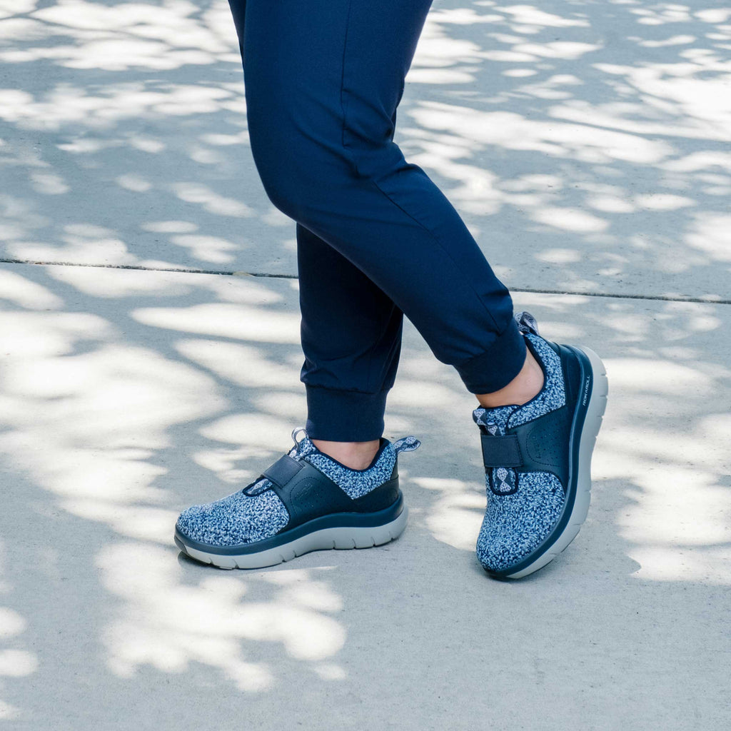 Rotation Navy shoe on our Rok n Roll™ outsole with a Dream Fit® knit upper RRRT-7624