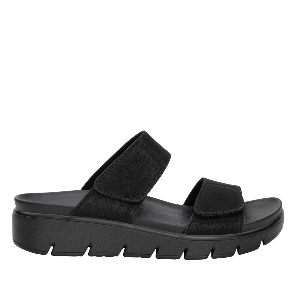 Rubie Black vegan upper sandal on heritage outsole - RUB-601_S2