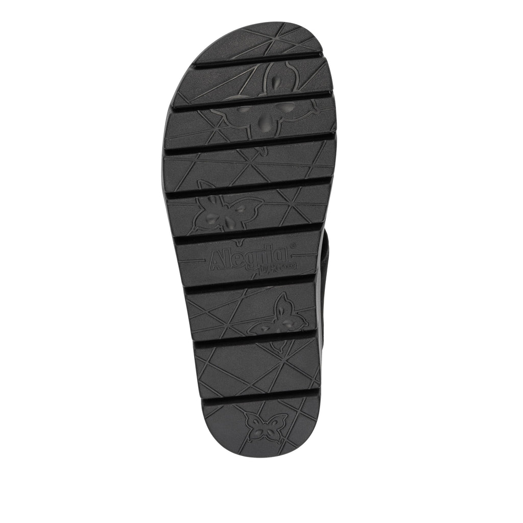 Rubie Black vegan upper sandal on heritage outsole - RUB-601_S5