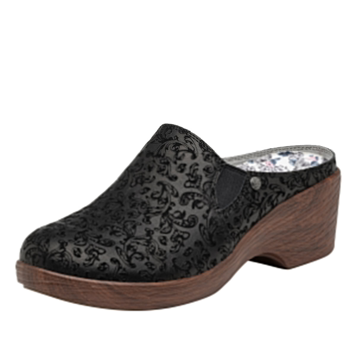 Alegria Leather Clogs Sereniti Aged Roman Candle Teal - Medium