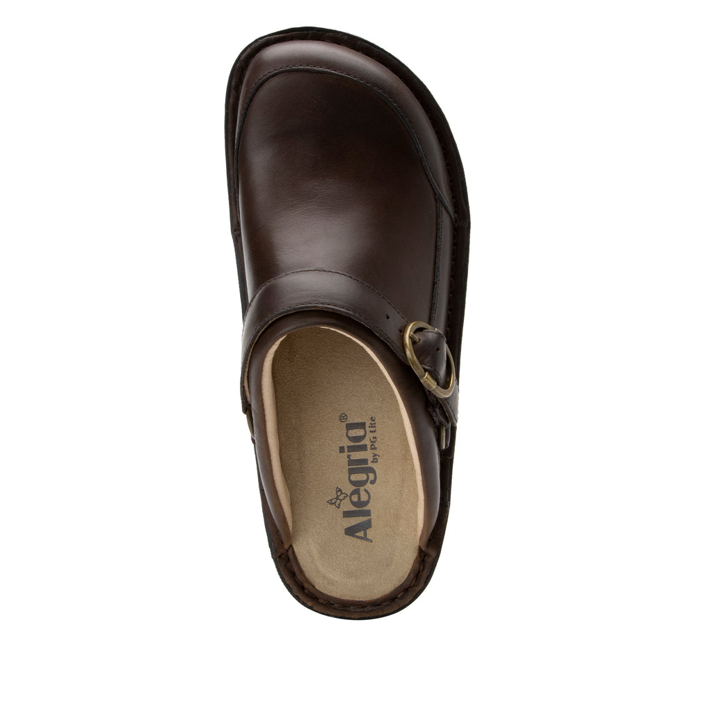 Seville Oiled Brown Professional Clog on Classic Rocker outsole - SEV-7583_S5