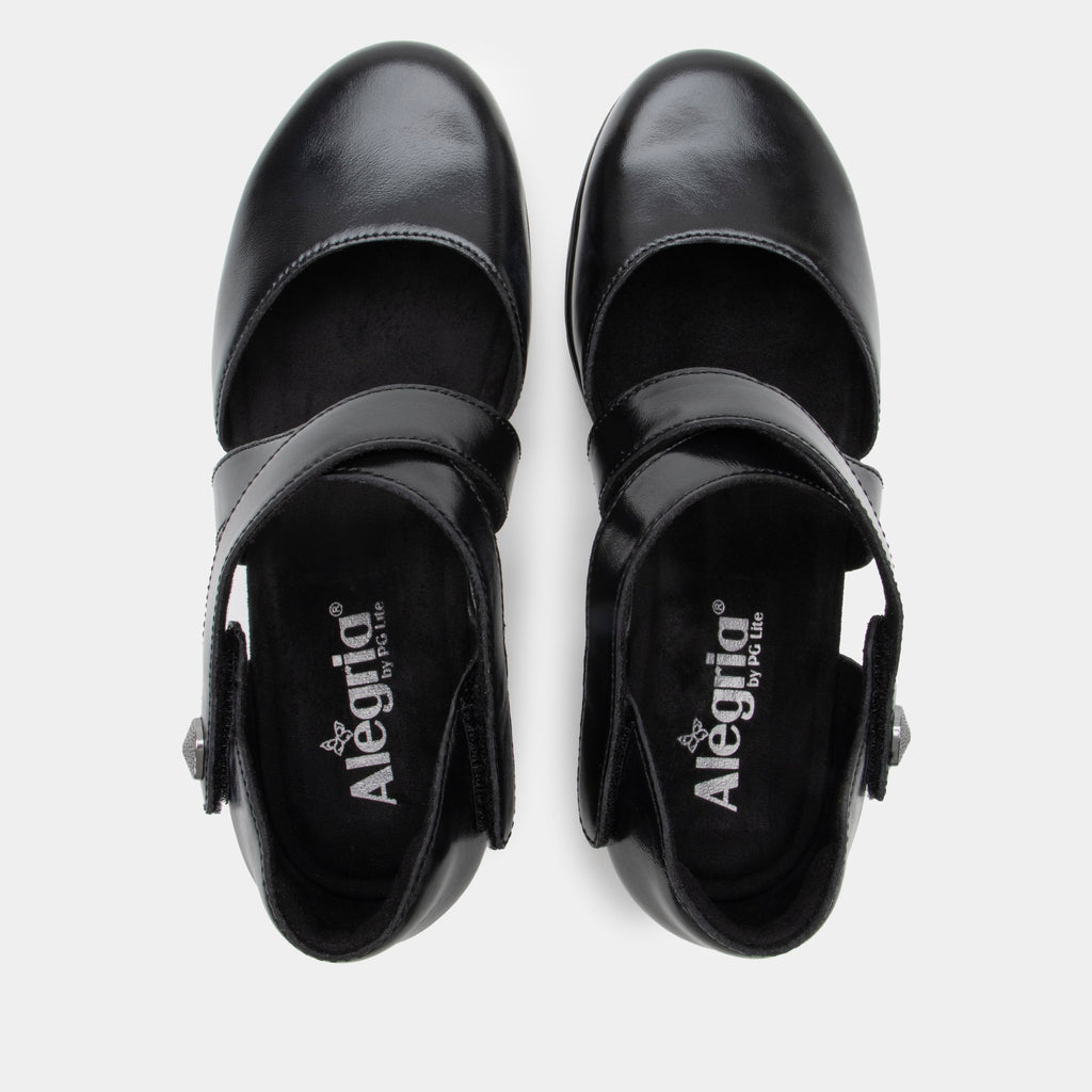 Savina Noir Shoe | Alegria Shoes