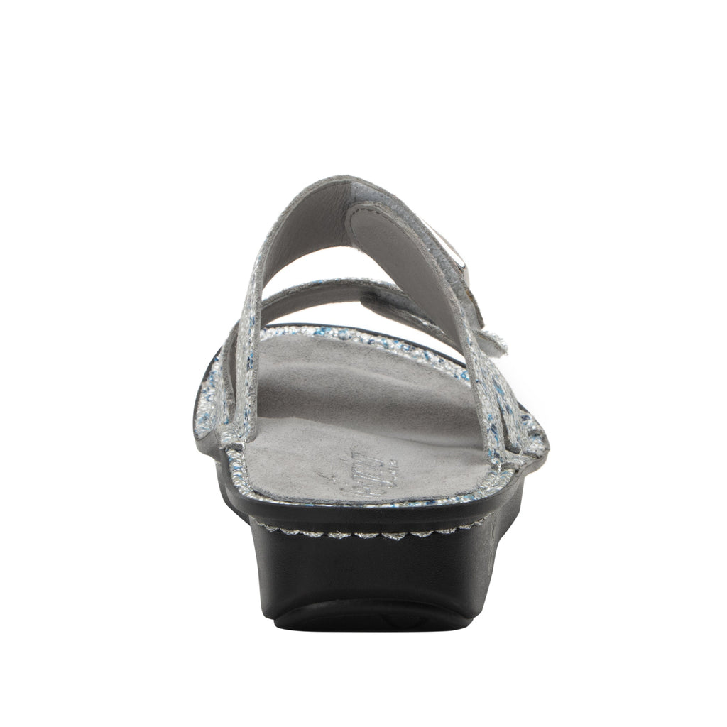 Violette Terrazzo slide sandal with cutout design on mini outsole - VIO-7419_S4