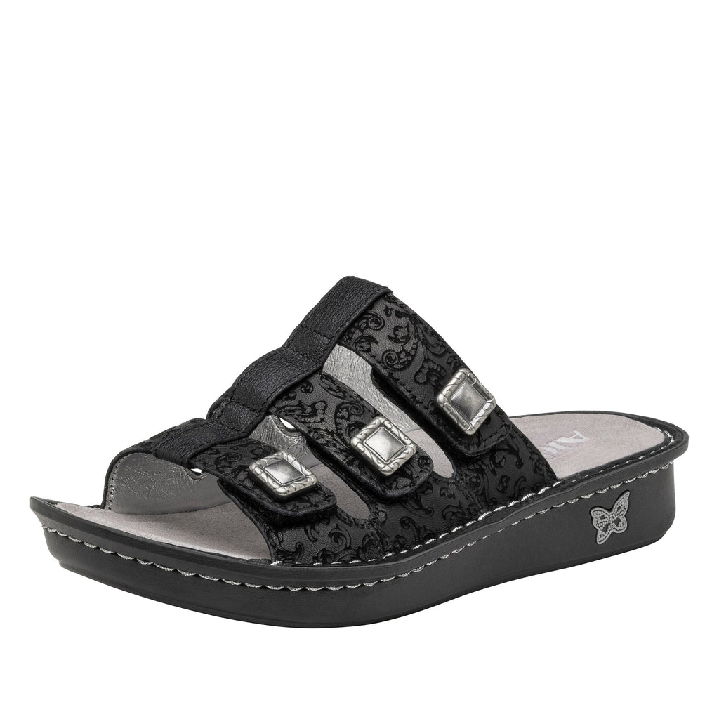 Viera Ivalace slide sandal with cutout design on mini outsole - VRA-7515_S1