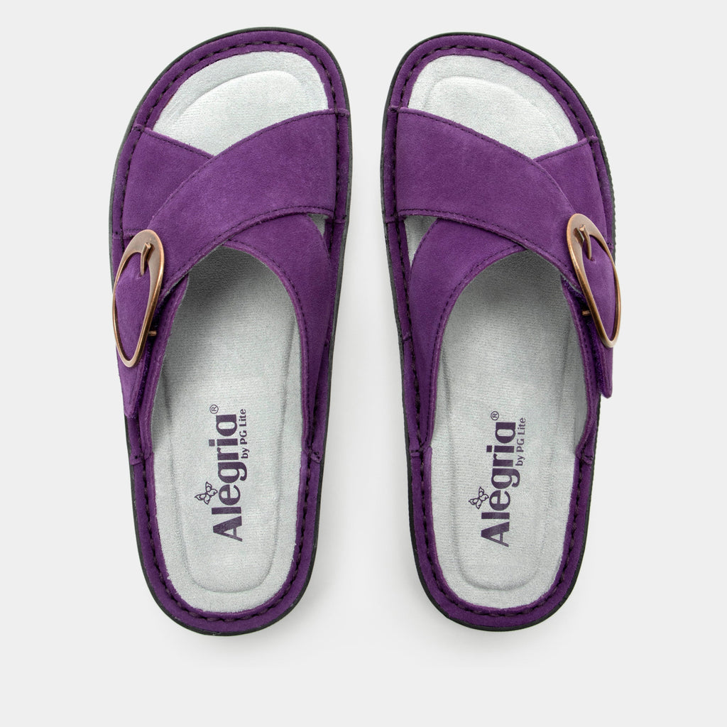 Vanya Deep Amethyst Sandal | Alegria Shoes