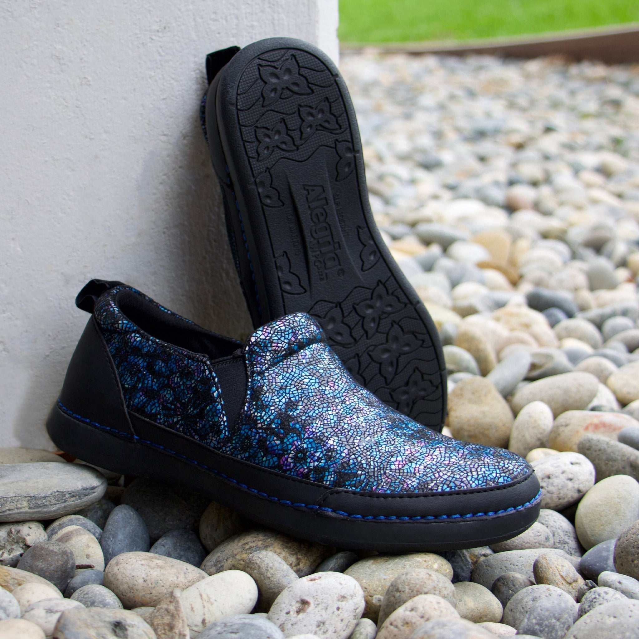 Axis Blue Burst Shoe - Alegria Shoes
