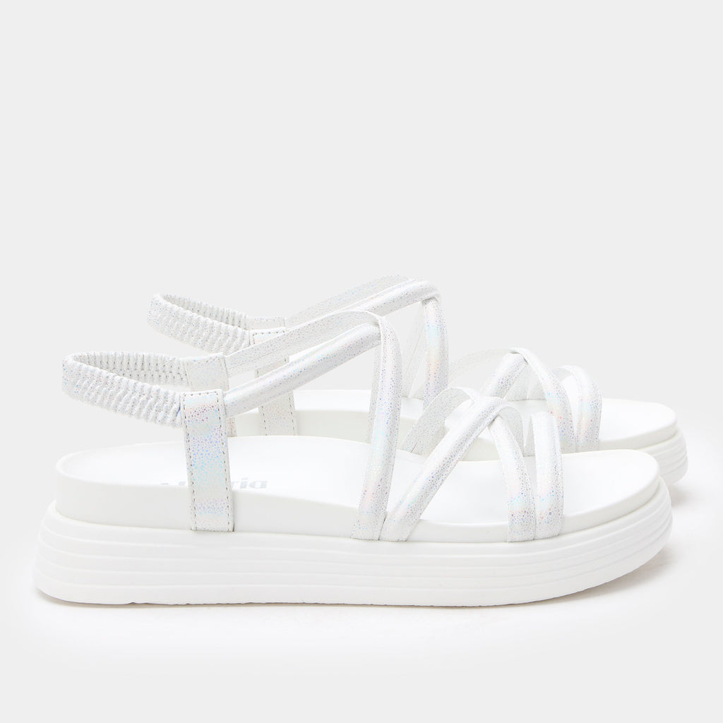 Audie Phosphorescence White Sandal