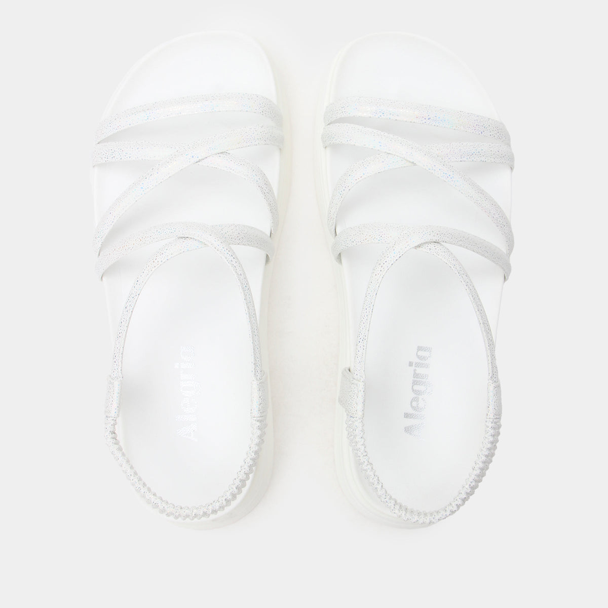 Audie Phosphorescence White Sandal | Alegria Shoes