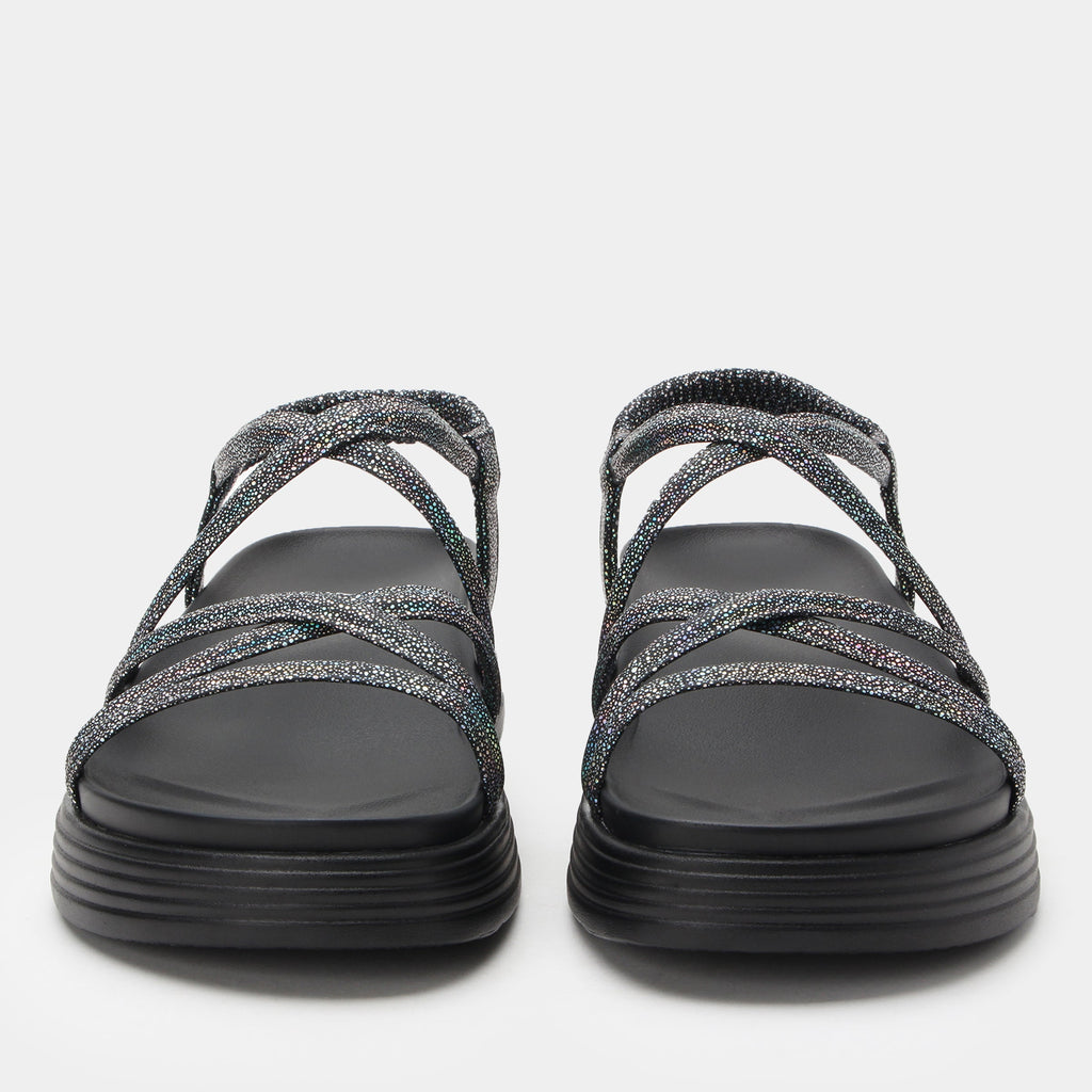 Audie Phosphorescence Black Sandal | Alegria Shoes