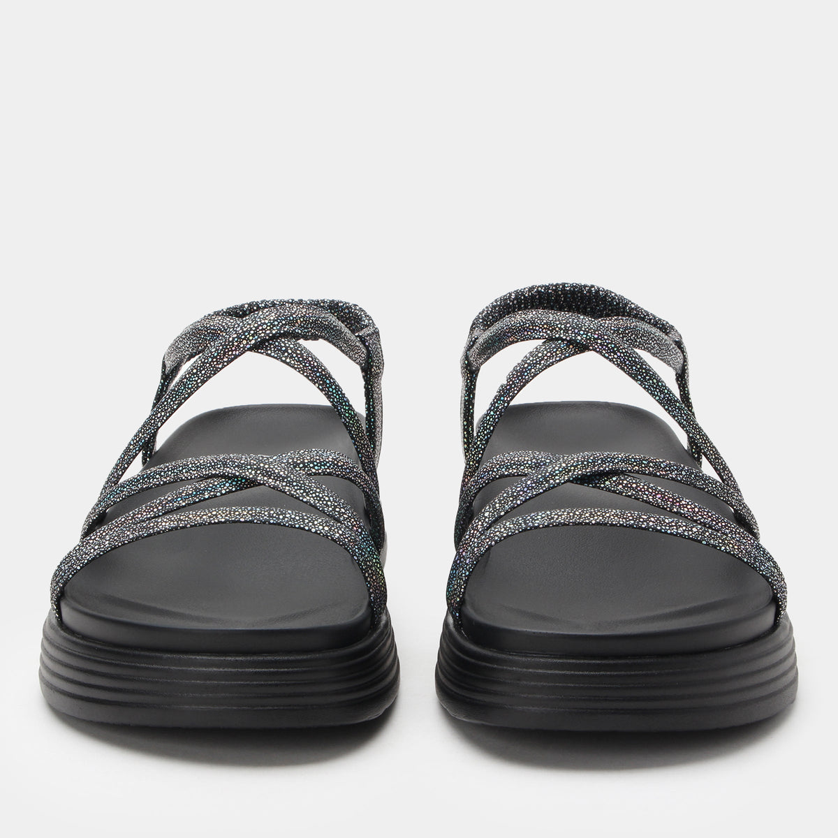 Audie Phosphorescence Black Sandal | Alegria Shoes