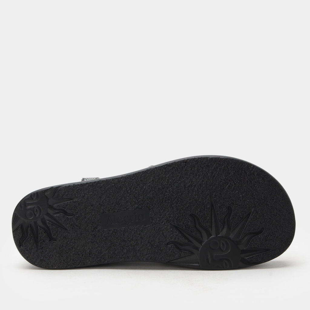 Audie Phosphorescence Black Sandal | Alegria Shoes