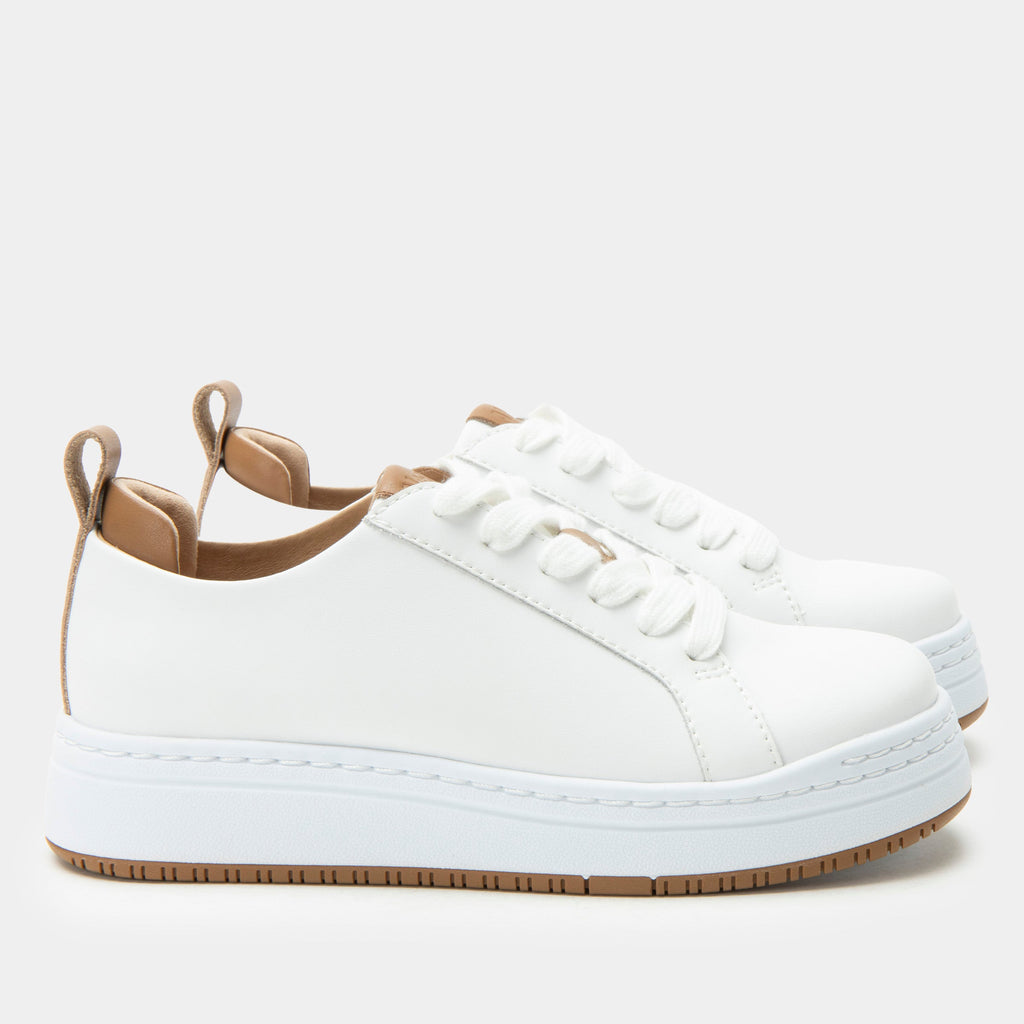 Adysen White Shoe | Alegria Shoes