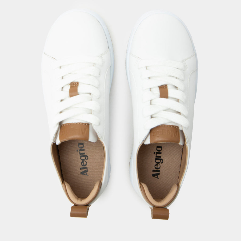 Adysen White Shoe | Alegria Shoes