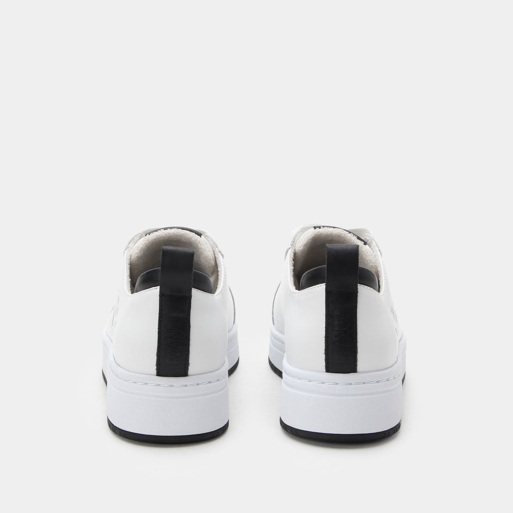 Adysen In Flowers Black/White Shoe | Alegria Shoes