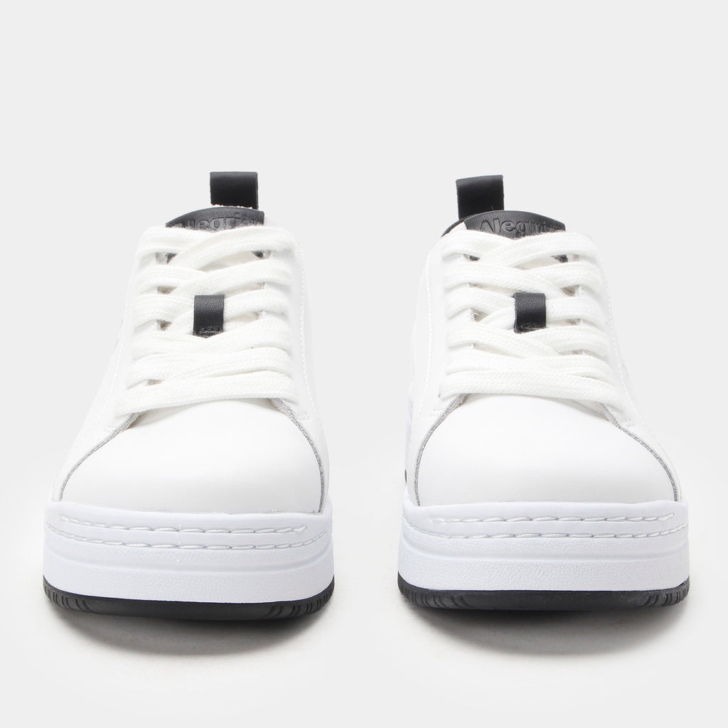 Adysen In Flowers Black/White Shoe | Alegria Shoes