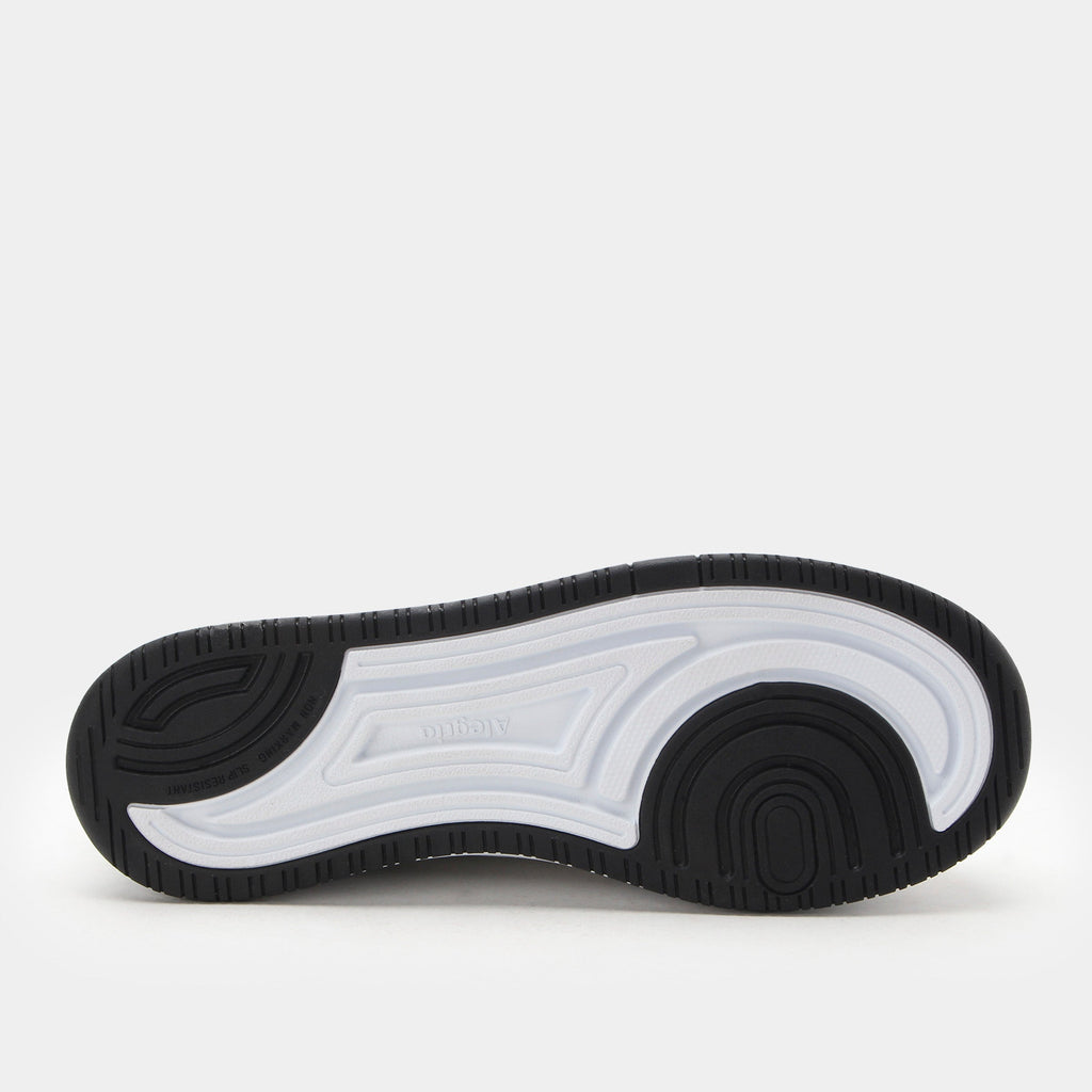 Adysen In Flowers Black/White Shoe | Alegria Shoes