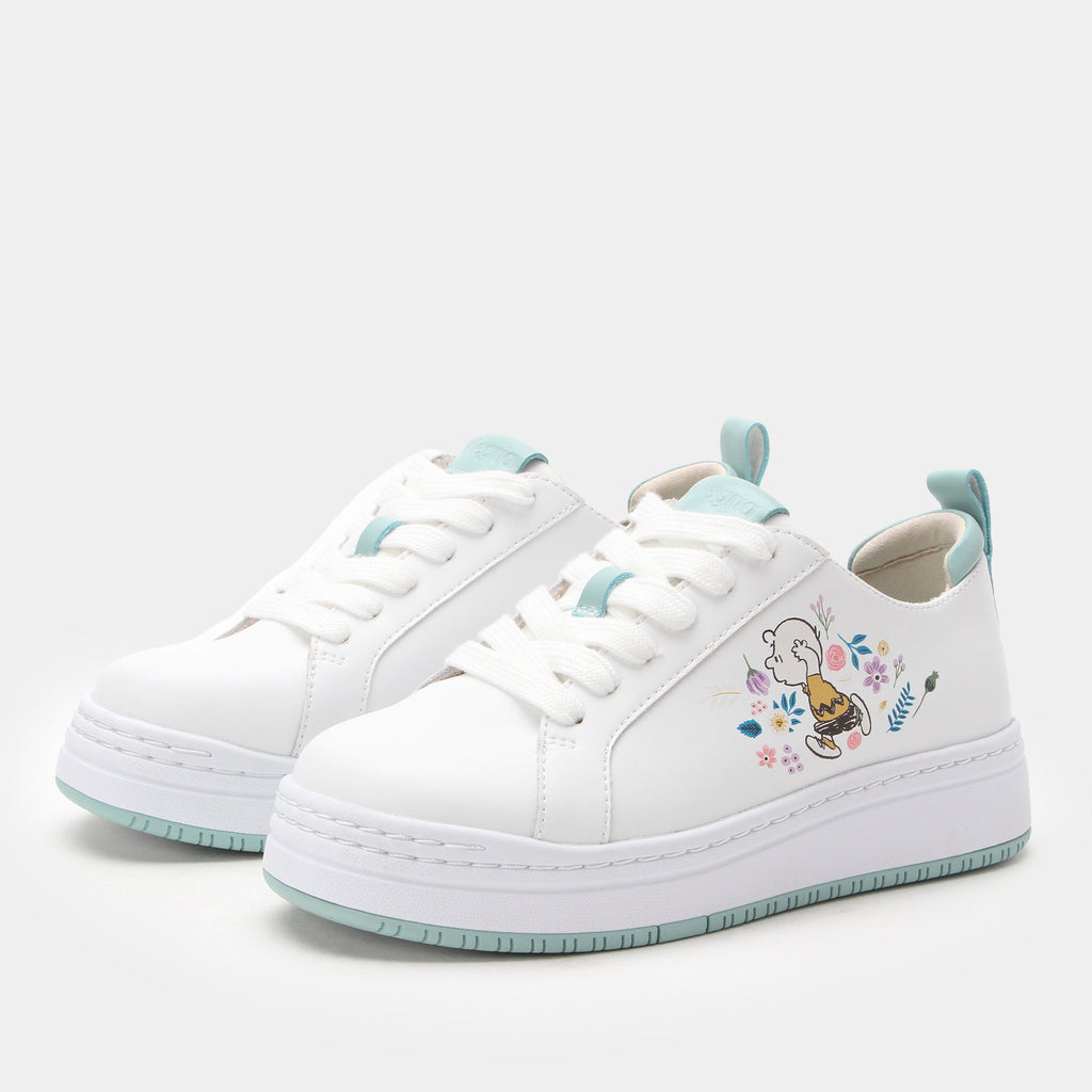 Adysen In Flowers Sage Shoe | Alegria Shoes