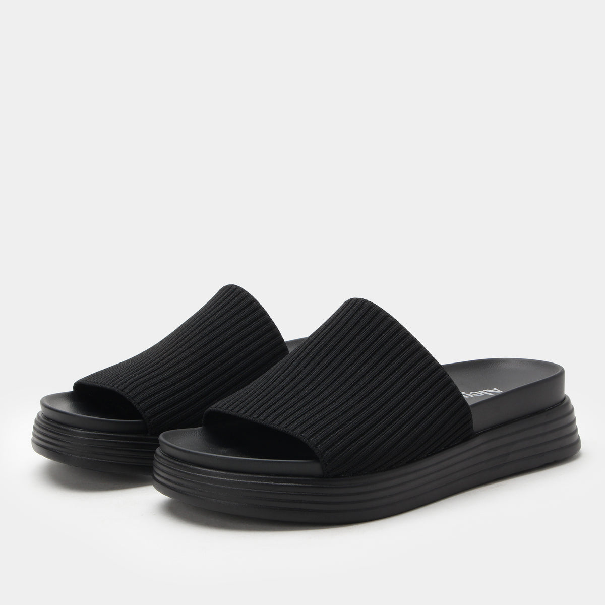 Akimi Black Sandal | Alegria Shoes