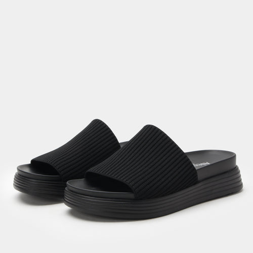 Akimi Black Sandal | Alegria Shoes